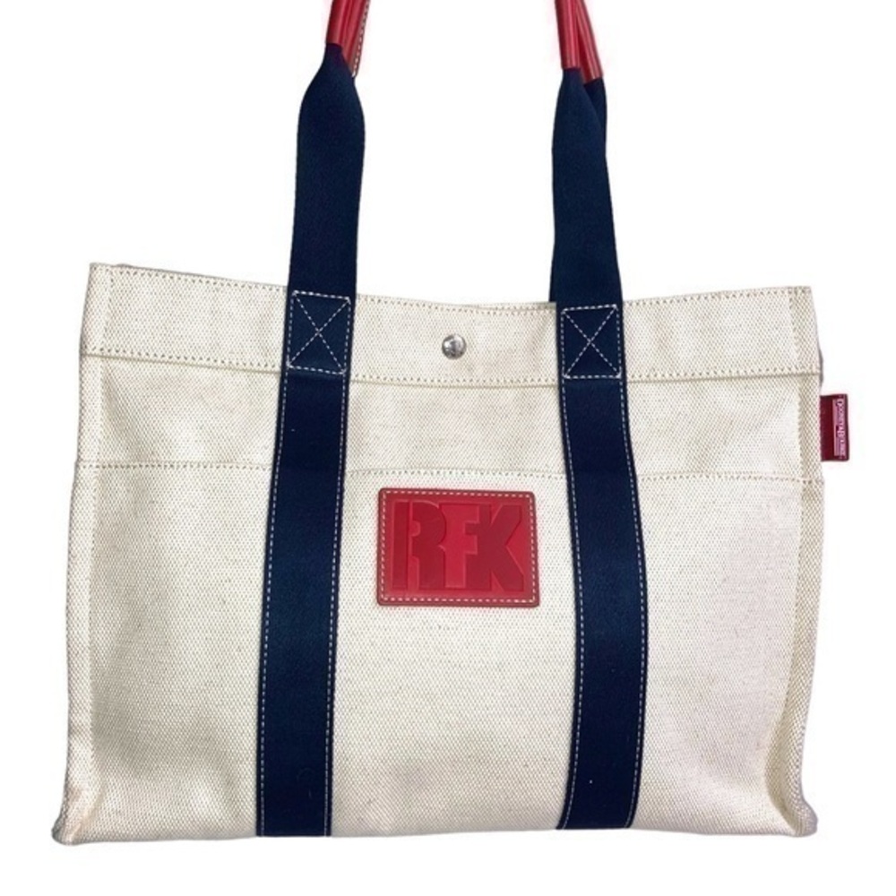 Dooney & Bourke Robert F. Kennedy Human Rights Canvas Tote Bag Limited Ed rare